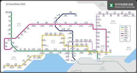 最新深圳地铁图-深圳地铁线路图更新版